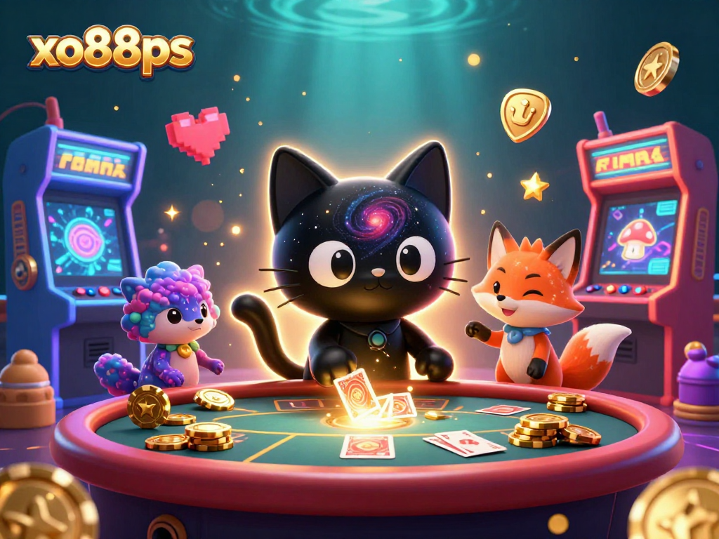 Experience cosmic excitement at the xo88ps casino with charming characters pulling in winning chips.