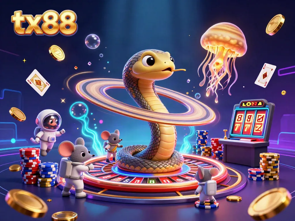 Experience the thrill of tx88 casino betting with dynamic characters and vibrant game elements.