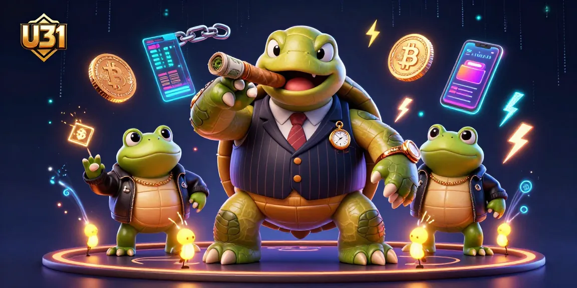 U31 offers winning experiences in a vibrant casino scene filled with crypto elements.