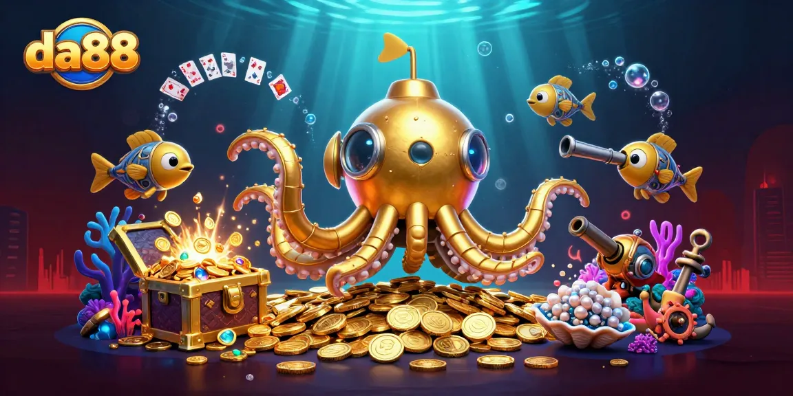 Engage with da88's thrilling underwater casino adventure filled with treasure and excitement.